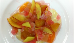 Poached Peach